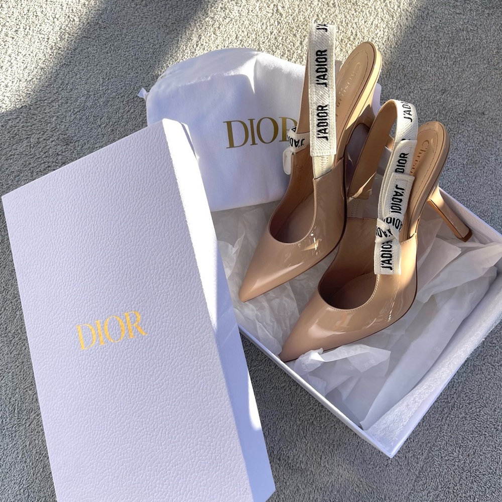DIOR J'ADIOR SLINGBACK PUMPS HEELS New!